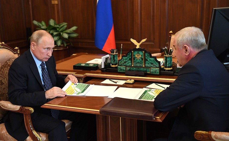 Встреча с руководителем Федеральной таможенной службы Владимиром Булавиным.