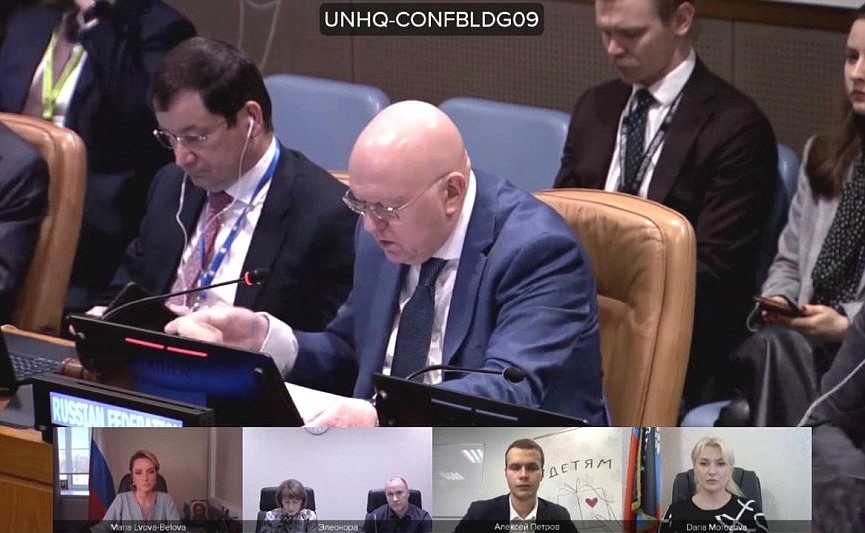 В ходе неформального заседания Совбеза ООН.