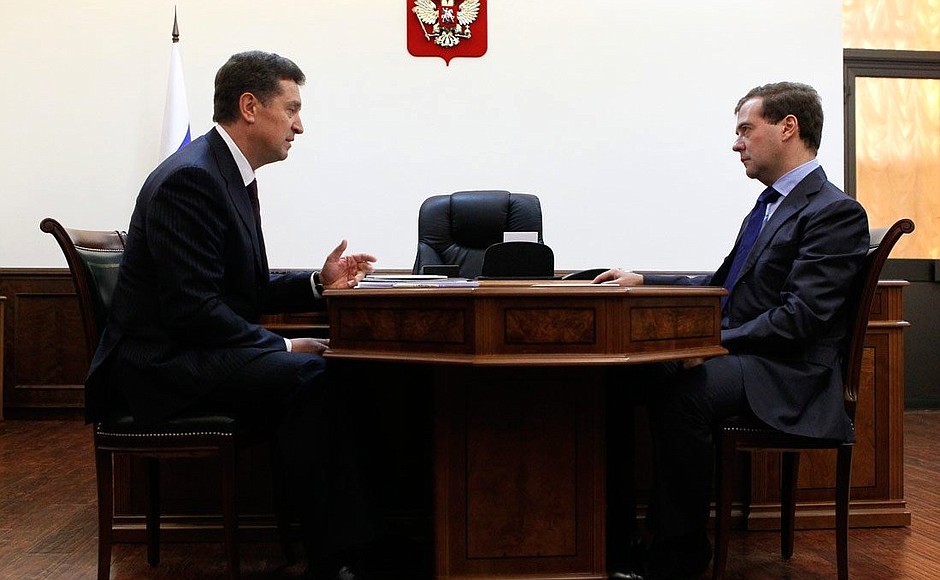 С губернатором Ставропольского края Валерием Гаевским.