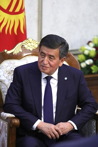 Президент Киргизии Сооронбай Жээнбеков.