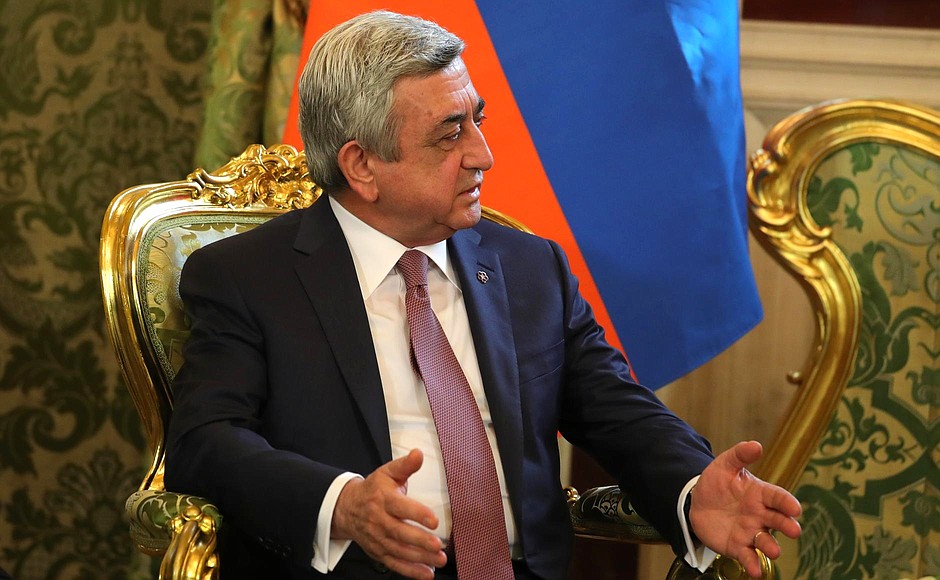 President of Armenia Serzh Sargsyan.