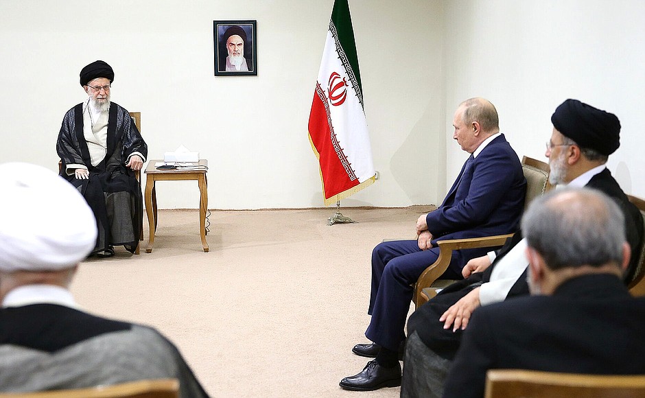 Meeting with Iran’s Supreme Leader Ayatollah Ali Khamenei.