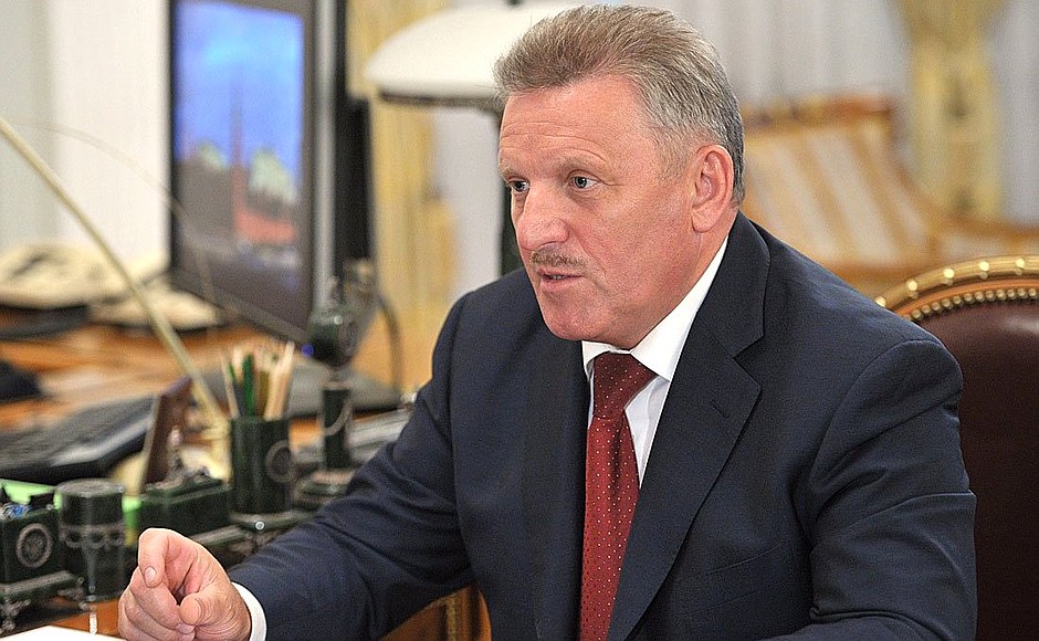 Временно исполняющий обязанности губернатора Хабаровского края Вячеслав Шпорт.