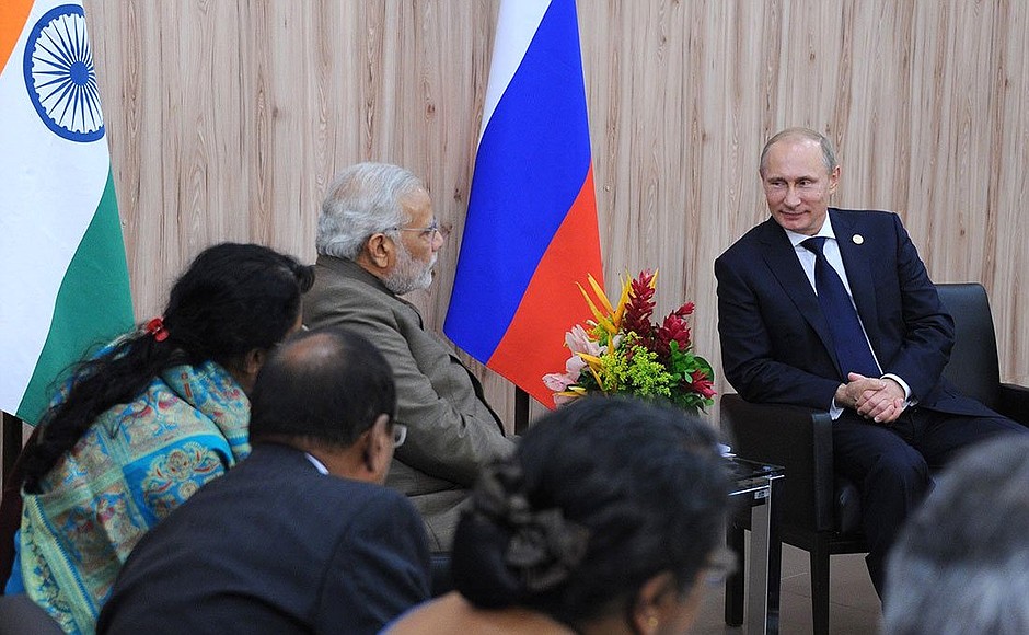 Встреча с Премьер-министром Индии Нарендрой Моди.