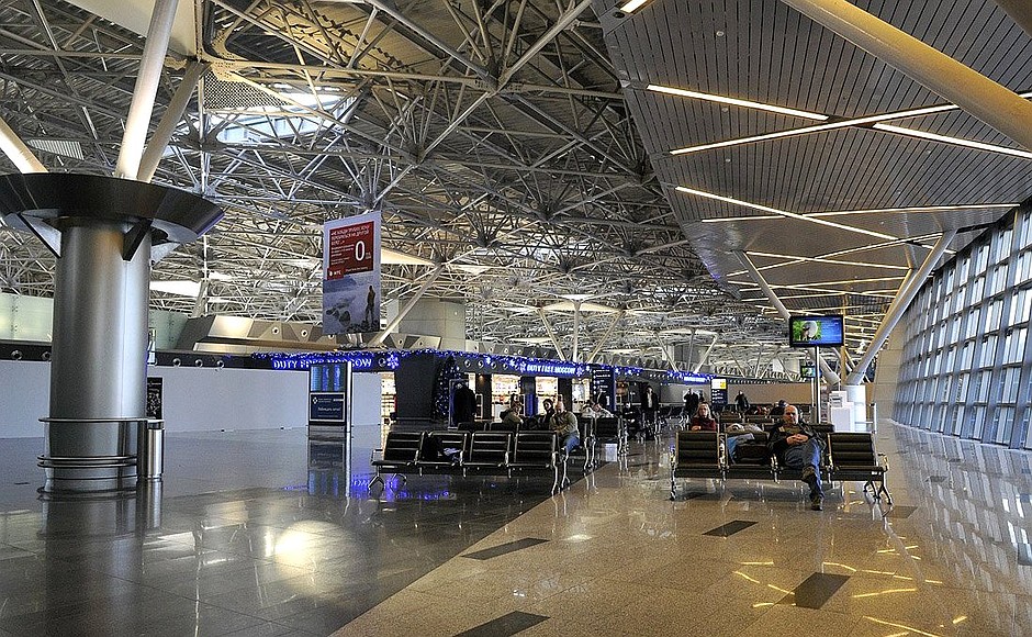 Vnukovo Airport Terminal A.