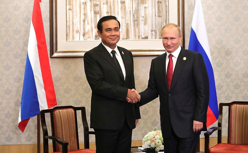 With Prime Minister of Thailand Prayuth Chan-o-cha.
