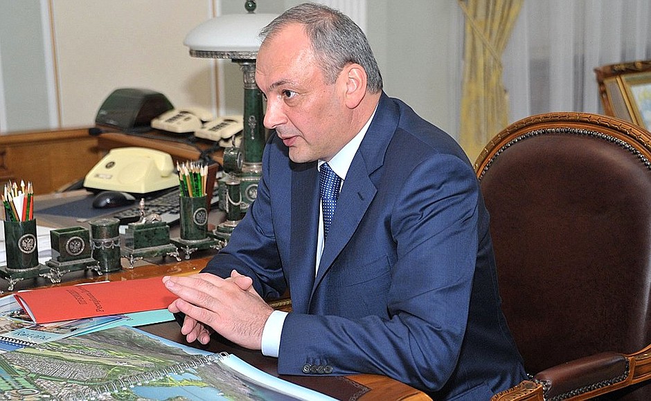 President of Daghestan Magomedsalam Magomedov.