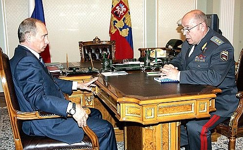 Встреча с первым заместителем Министра внутренних дел Александром Чекалиным.