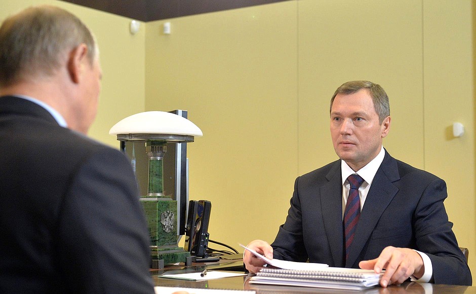 Встреча с генеральным директором компании «Российские сети» Олегом Бударгиным.