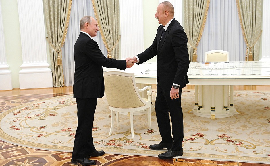 With President of the Republic of Azerbaijan Ilham Aliyev.