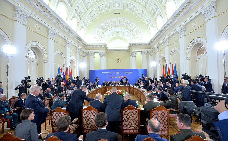 Сессия Совета коллективной безопасности Организации договора о коллективной безопасности в расширенном составе.