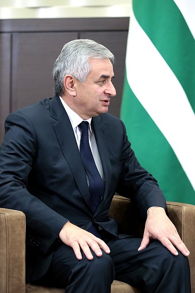 Президент Абхазии Рауль Хаджимба.