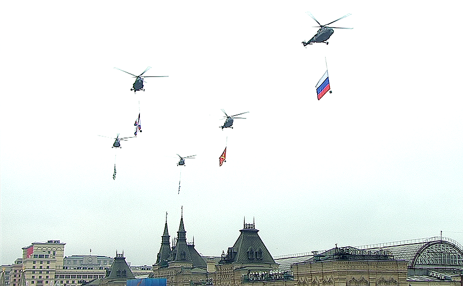 Military parade on Red Square to celebrate the 67th anniversary of Victory in the Great Patriotic War.