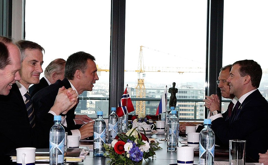 Российско-норвежские переговоры.