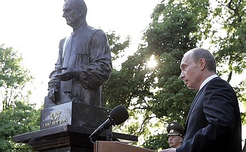 Opening of the Monument to Anatolii Sobchak.