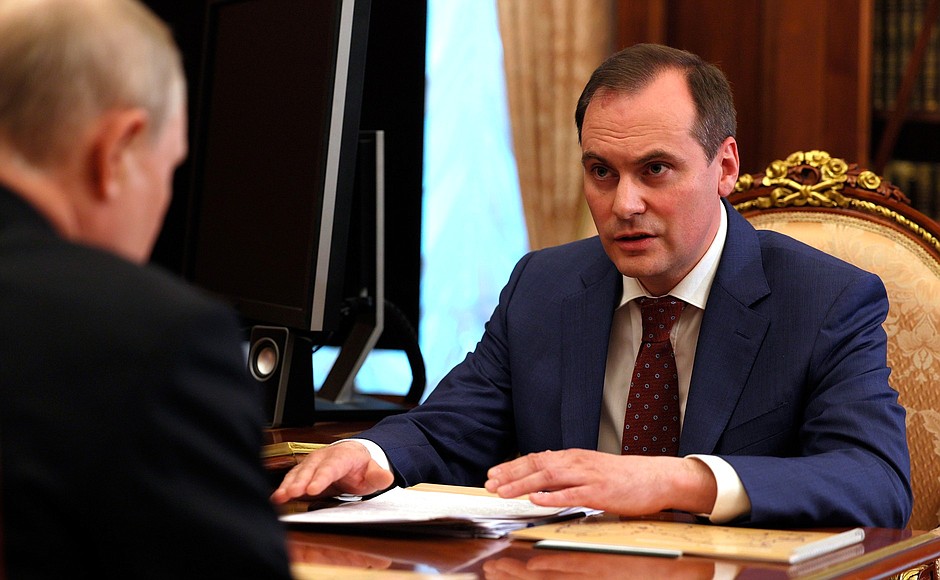 Head of the Republic of Mordovia Artyom Zdunov.