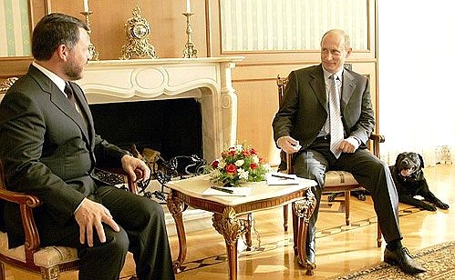 Meeting with King of Jordan Abdullah II.