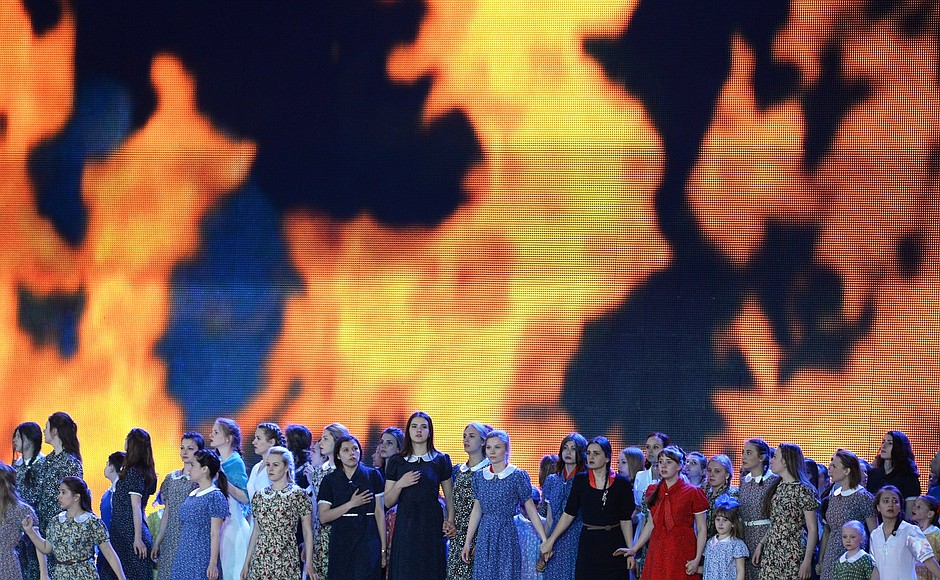 Праздничный концерт, посвящённый 70-летию Победы в Великой Отечественной войне 1941–1945 годов. Фото: may9.ru