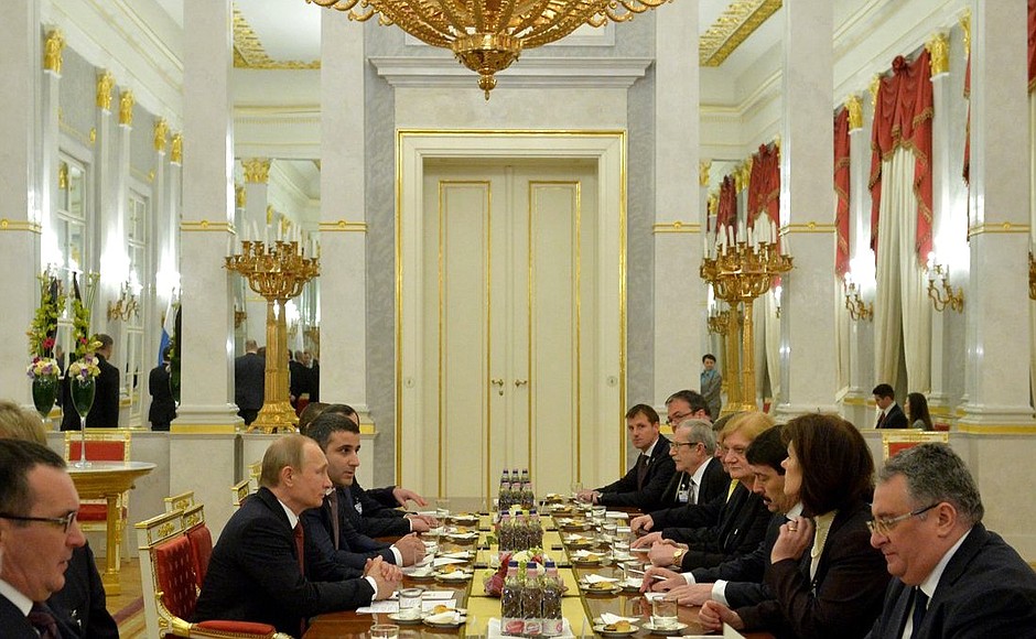 Meeting with President of Hungary Janos Ader.