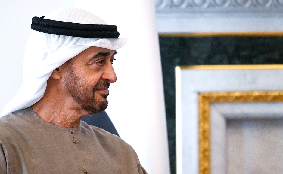 President of the United Arab Emirates Mohammed bin Zayed Al Nahyan.
