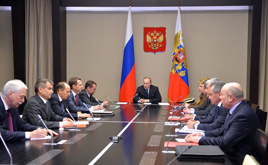 Meeting with the permanent Security Council members.