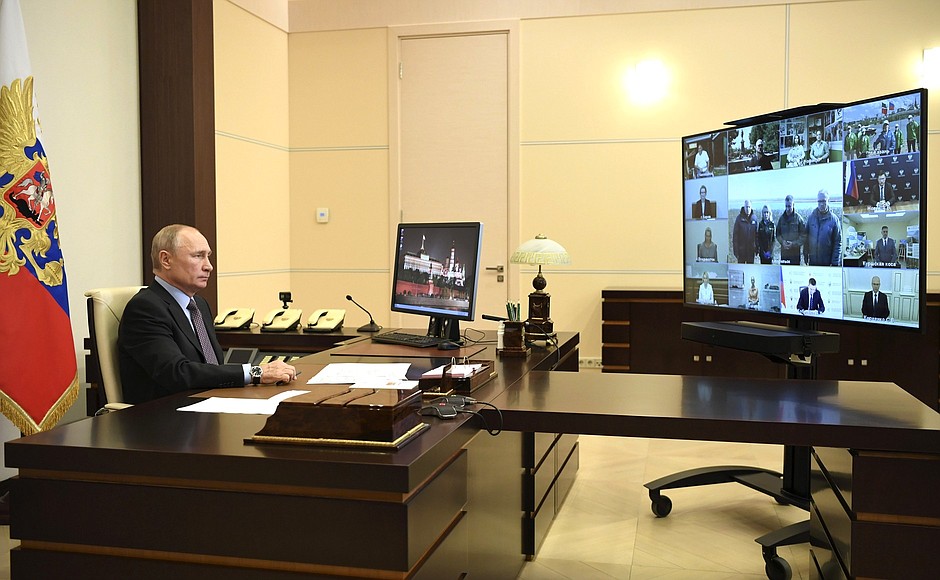 Meeting with ecologists and animal protection activists (via videoconference).