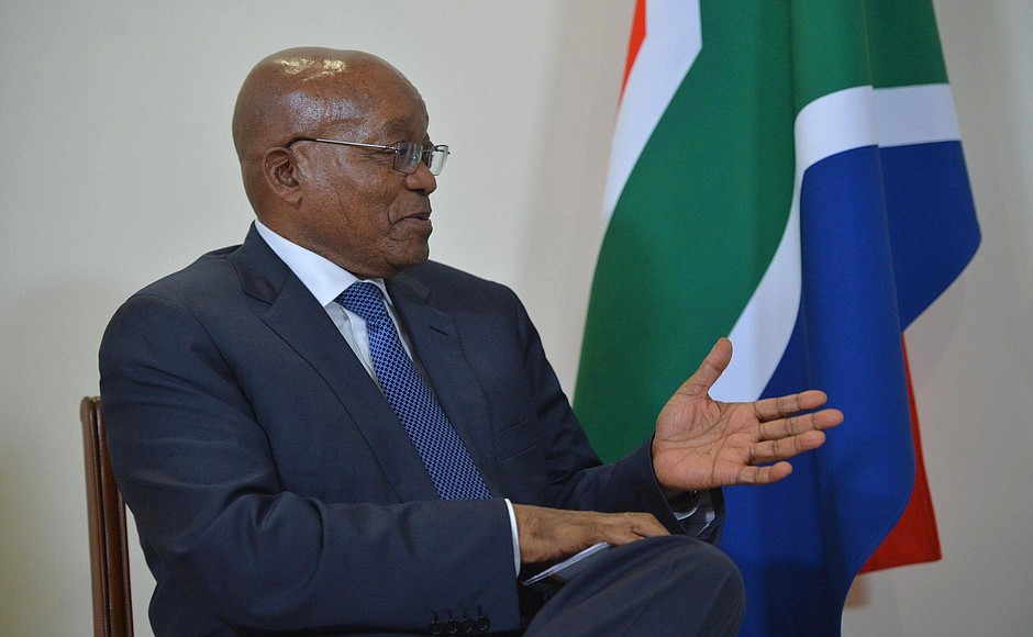 President of South African Republic Jacob Zuma.