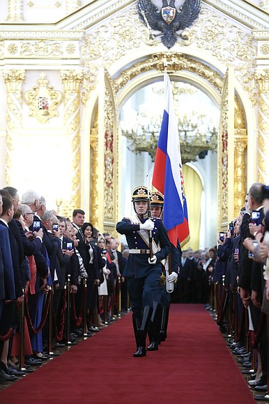 Inauguration of Vladimir Putin as President of Russia.