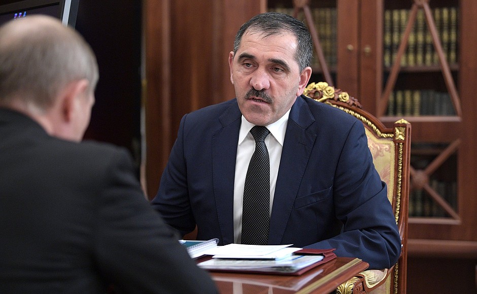 Head of Republic of Ingushetia Yunus-Bek Yevkurov.
