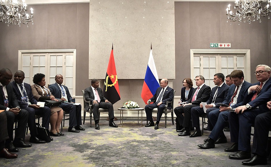 Встреча с Президентом Республики Ангола Жоау Лоуренсу.