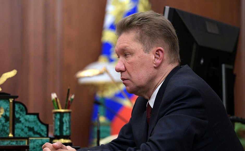 Председатель правления компании «Газпром» Алексей Миллер.
