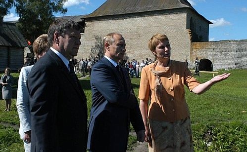 President Putin in the Ladoga Fortress.