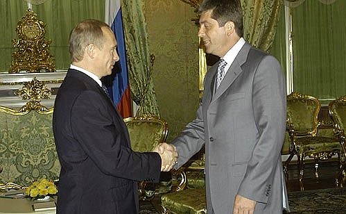Встреча с Президентом Болгарии Георгием Пырвановым.