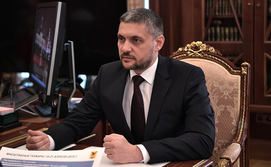 Временно исполняющий обязанности губернатора Забайкальского края Александр Осипов.