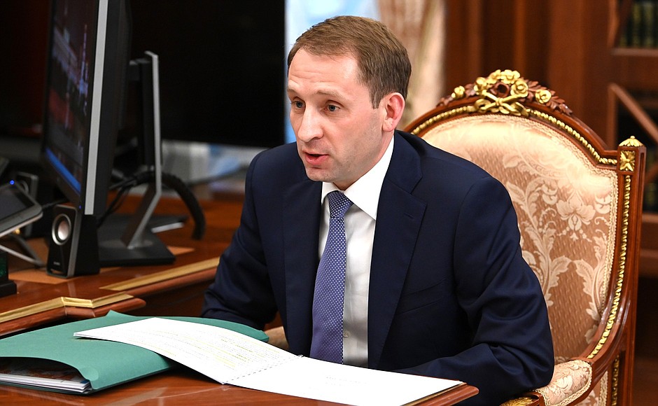 Minister of Natural Resources and Environment Alexander Kozlov.