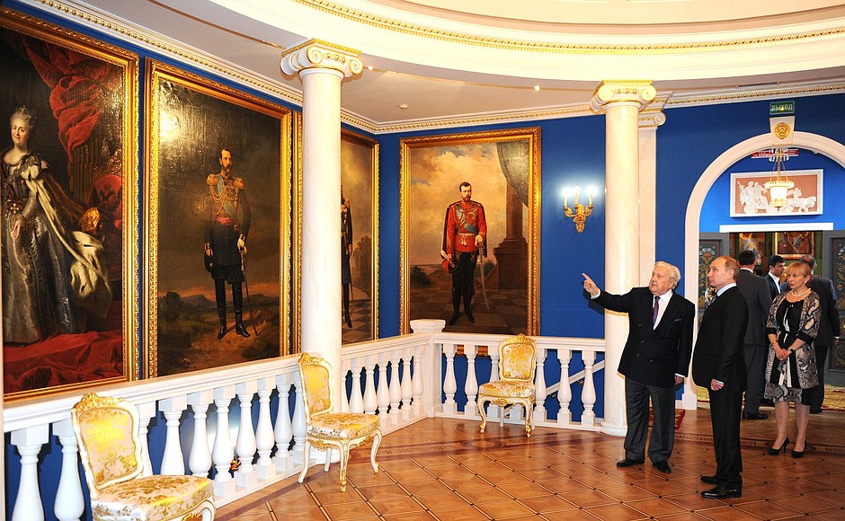 Во время посещения Музея сословий России.