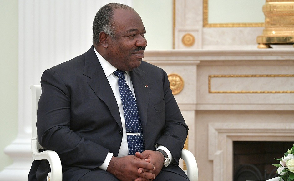 Президент Габонской Республики Али Бонго Ондимба.