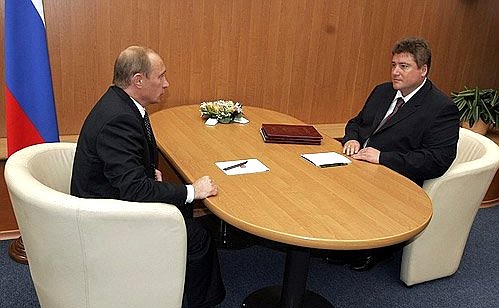 Встреча с губернатором Калининградской области Георгием Боосом.