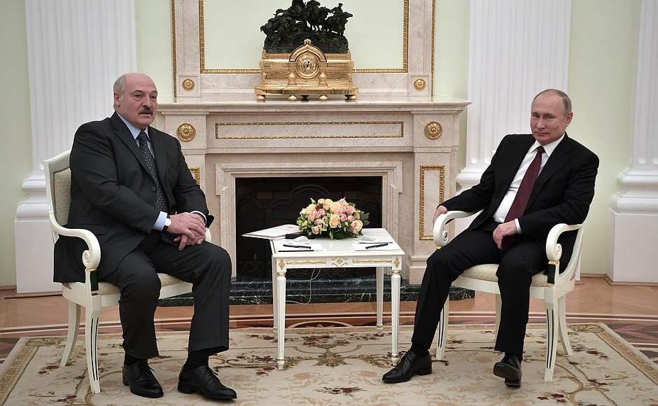С Президентом Белоруссии Александром Лукашенко.