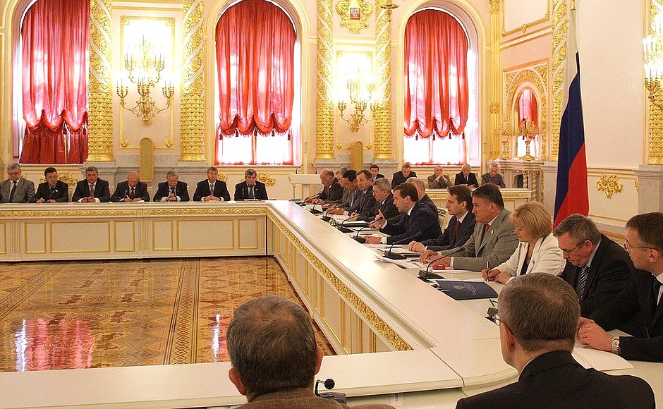 Заседание Совета законодателей, посвящённое противодействию коррупции.