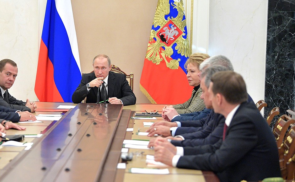 Meeting with permanent members of Security Council.
