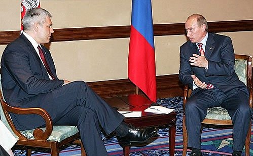 С Президентом Сербии Борисом Тадичем.