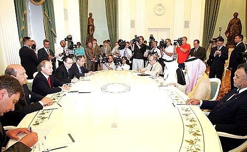 Russian-Saudi Arabian high-level talks.