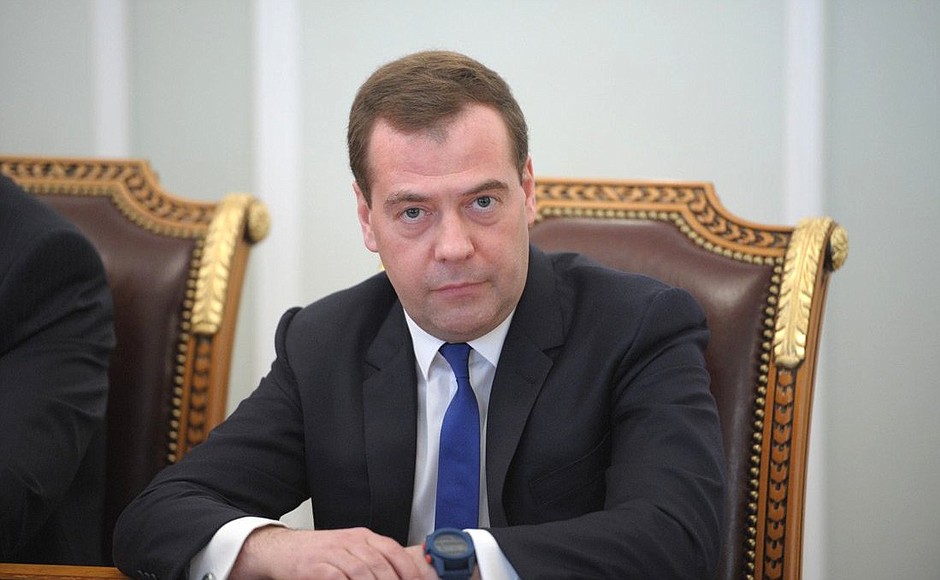 Prime Minister Dmitry Medvedev.