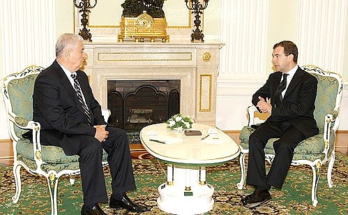 С Президентом Молдавии Владимиром Ворониным.