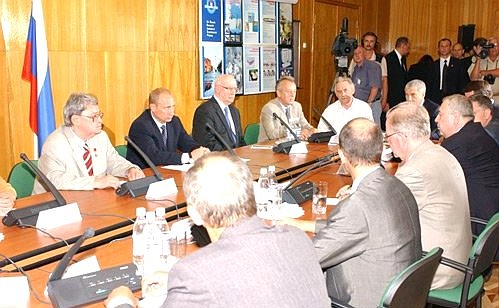Встреча с работниками Российского федерального ядерного центра.