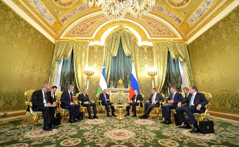 Russian-Uzbekistani talks.