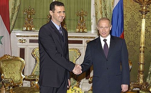 Встреча с Президентом Сирии Башаром Асадом.