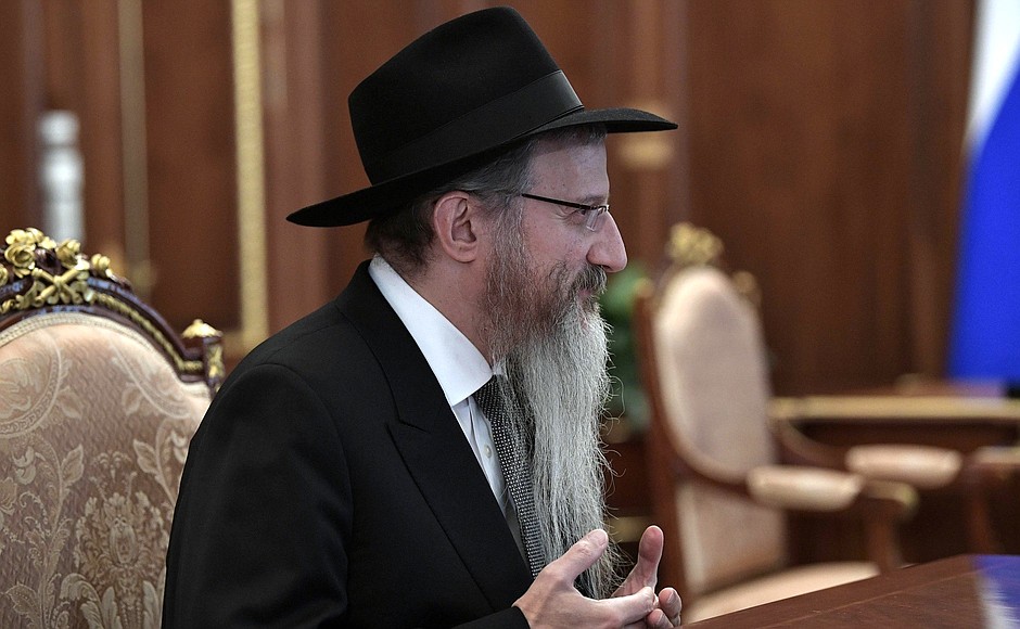 Chief Rabbi of Russia Berel Lazar.