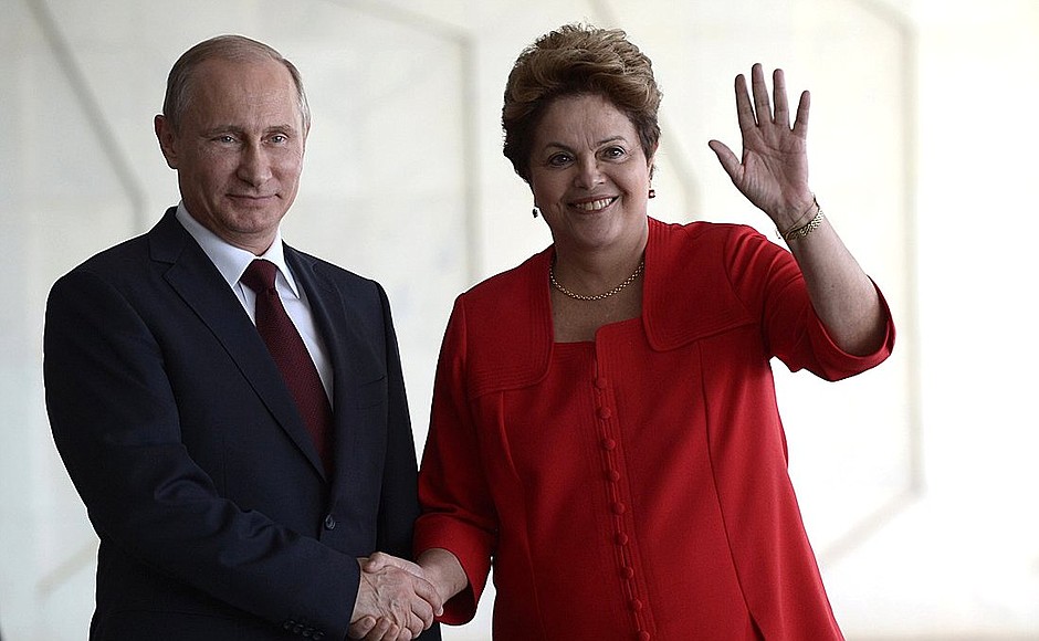 With President of the Federative Republic of Brazil Dilma Rousseff.